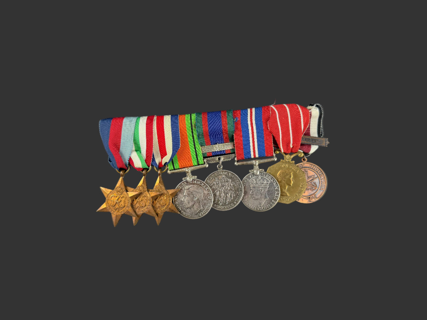 Canadian WWII - Medal Group - Royal Canadian Artillery - Robertson