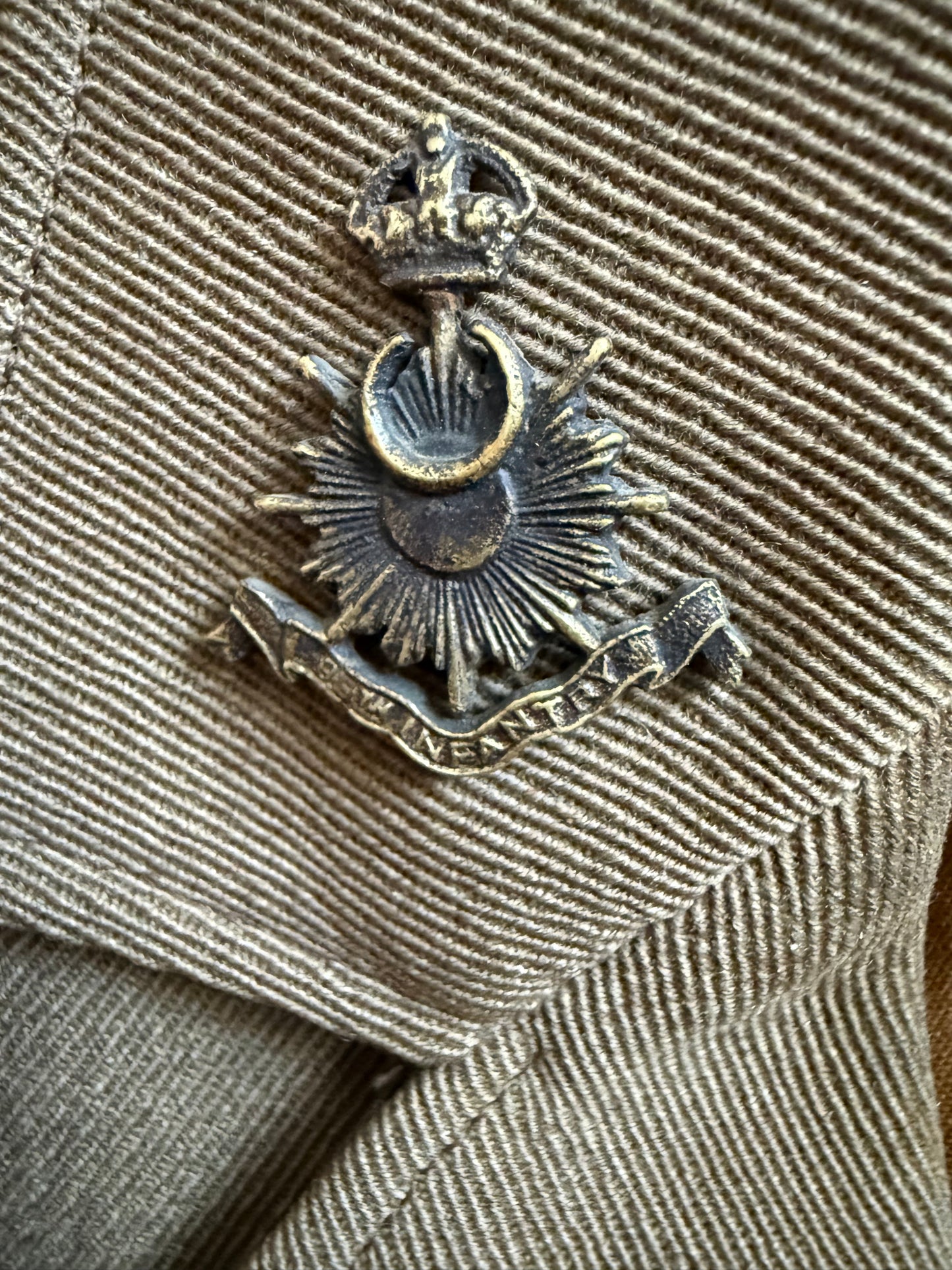 British - British Indian Army - WWI - Officers Tunic to the 154th Indian Infantry