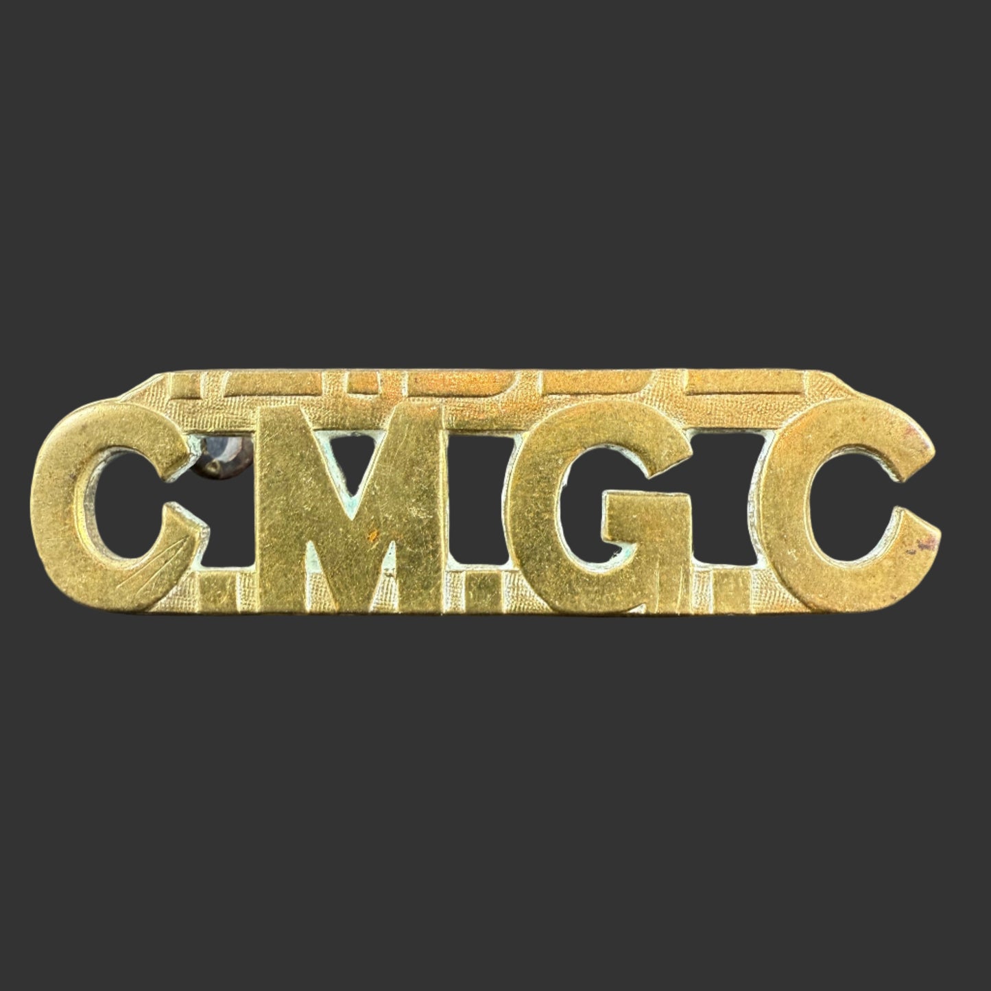 Canadian - Post-WWI - Shoulder Title - Canadian Machine Gun Corps