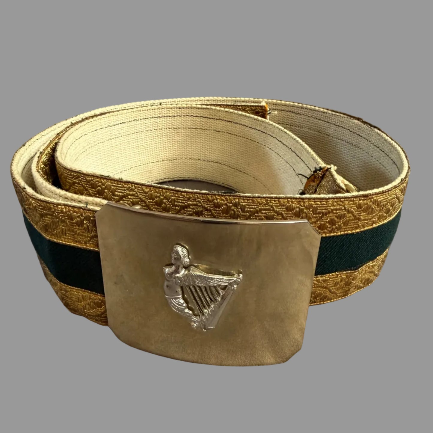 Canadian - Post-WWII - Officer Waist Belt and Buckle - Irish Regiment of Canada
