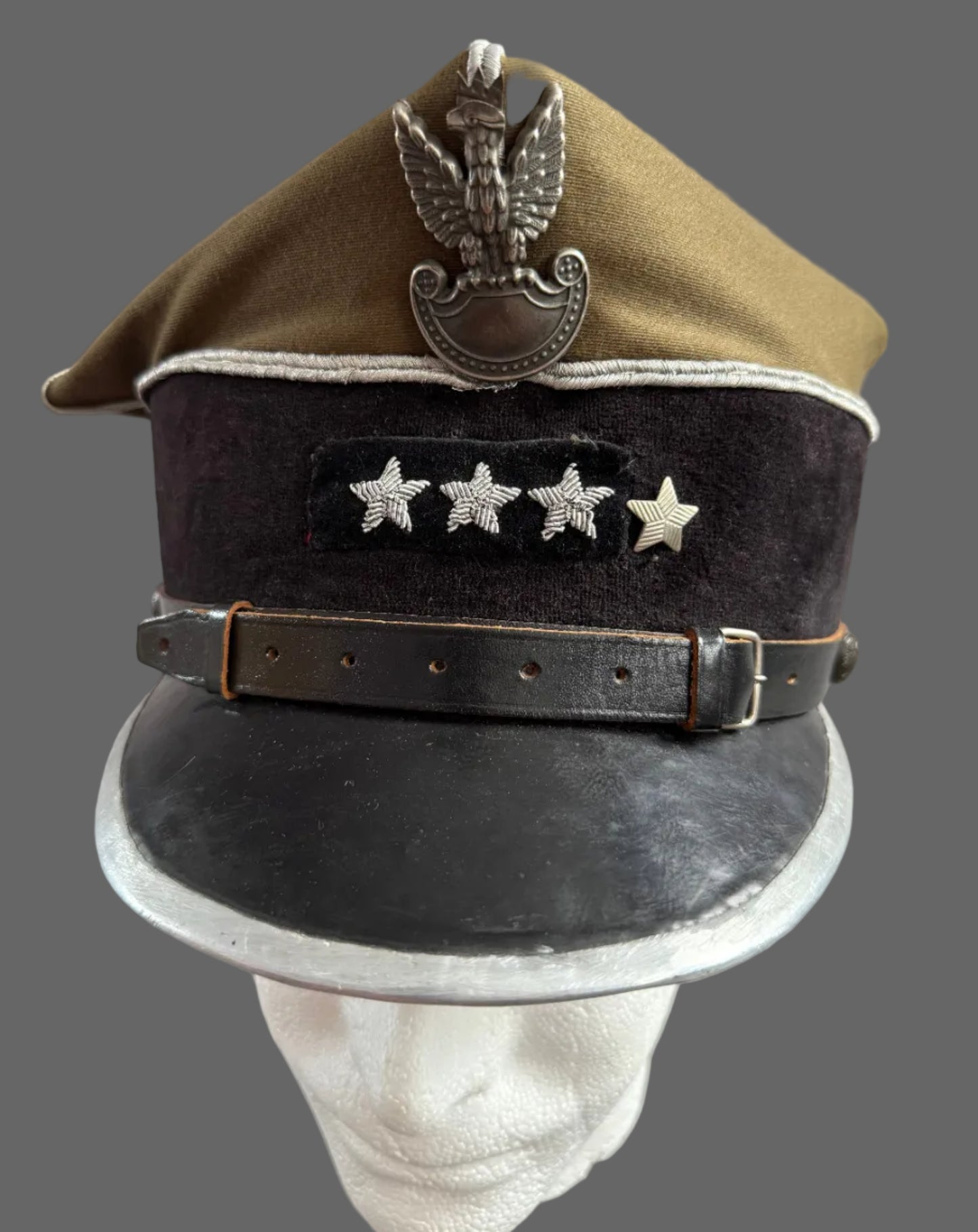 Poland - Post-WWII - Officers Rogatywka / Cap - Polish Army