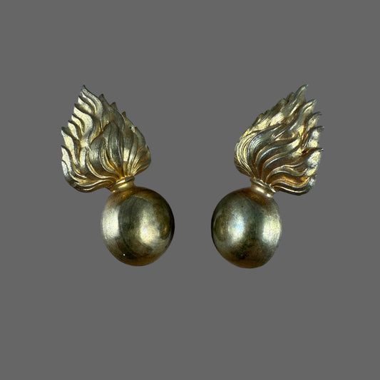 Canadian Pre-WWI - 7th Fusiliers - Collar Badges - MM.44