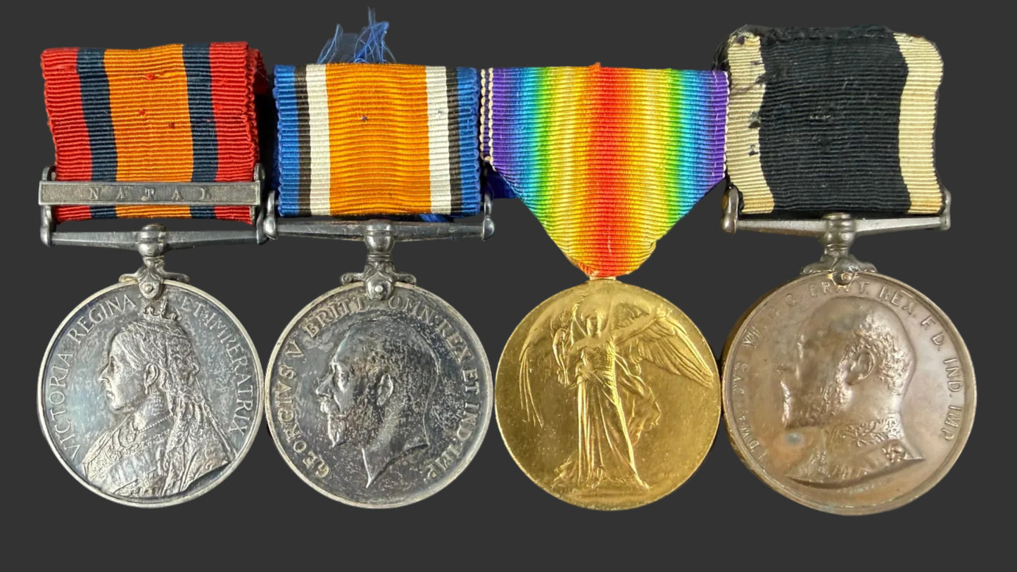 British - Pre-WWI / WWI - Medal Group to St John Ambulance Brigade / Royal Navy - Holt