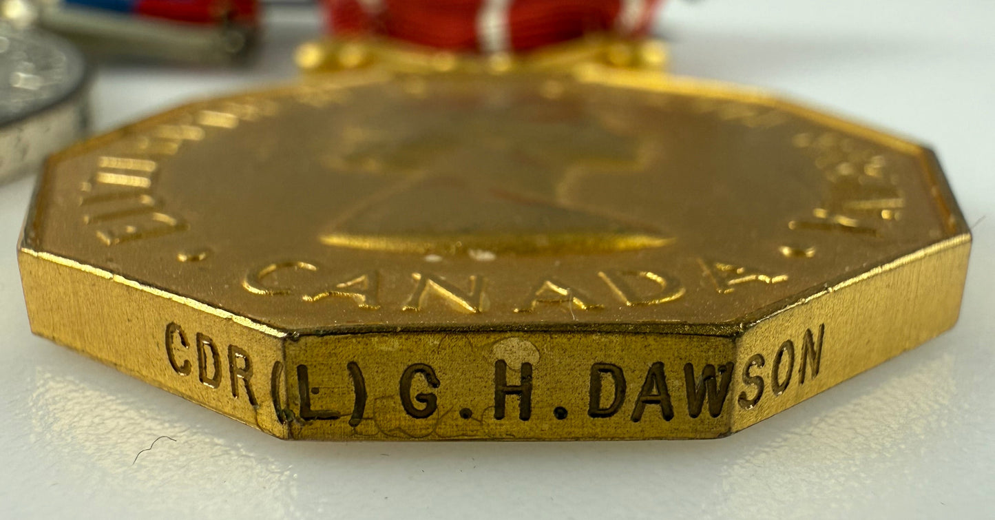 Canadian WWII - Medal Group - Royal Canadian Naval Volunteer Reserve (RCNVR) - Officer - Dawson