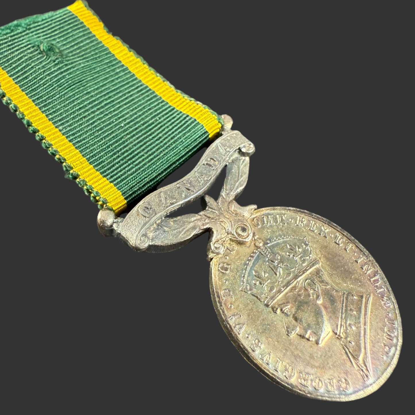 Canadian WWII-period - Efficiency Medal - Period Miniature