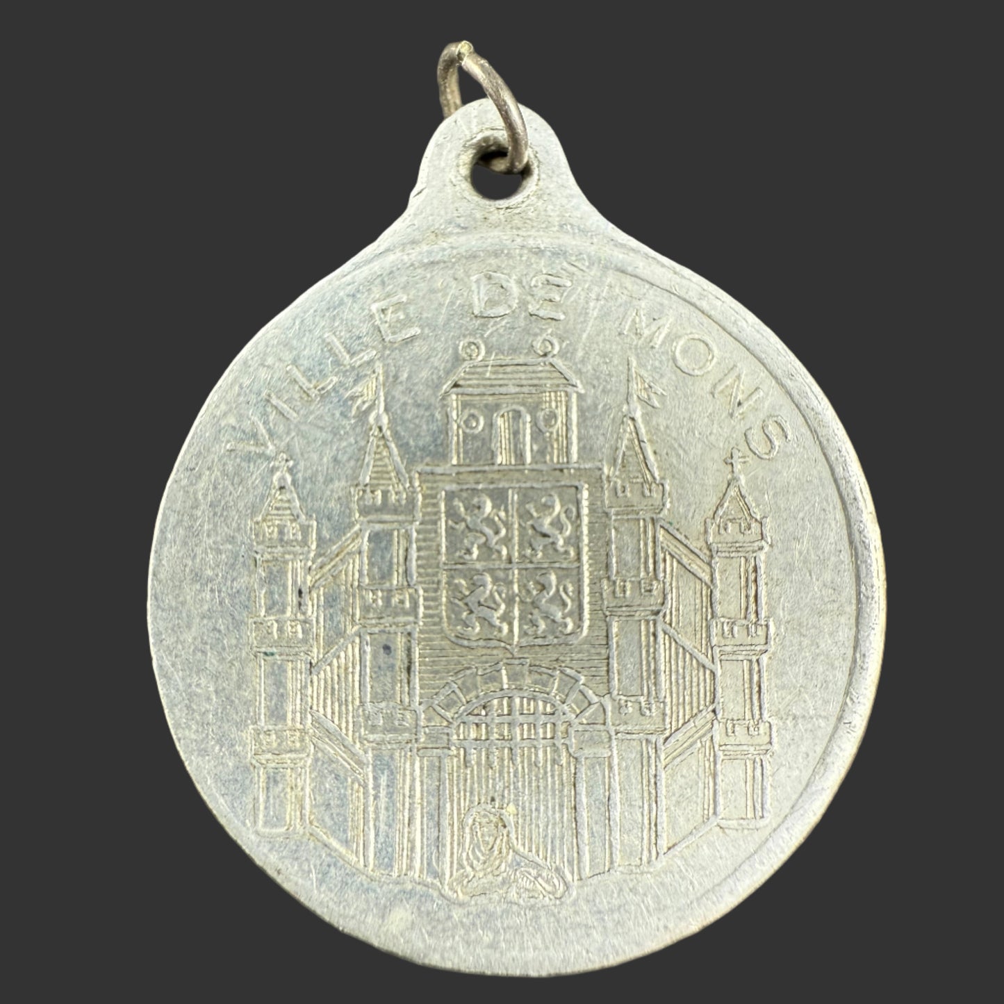 WWI - Canadian - 3rd Canadian Division Medal from the City of Mons Belgium