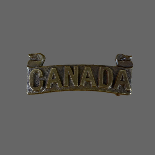 Canadian - Pre-WWI - Boer War Period Canadian Militia Shoulder Title