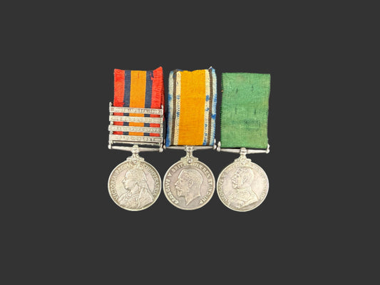British / South Africa - Pre-WWI / WWI Medal Group to Imperial Yeomanry Hospital / Transvaal Medical Corps - Mitchell