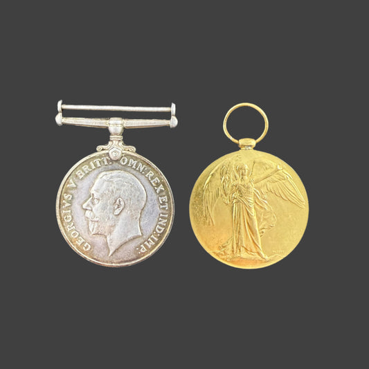 WWI Medal Pair - Ox & Bucks Light Infantry - Ball