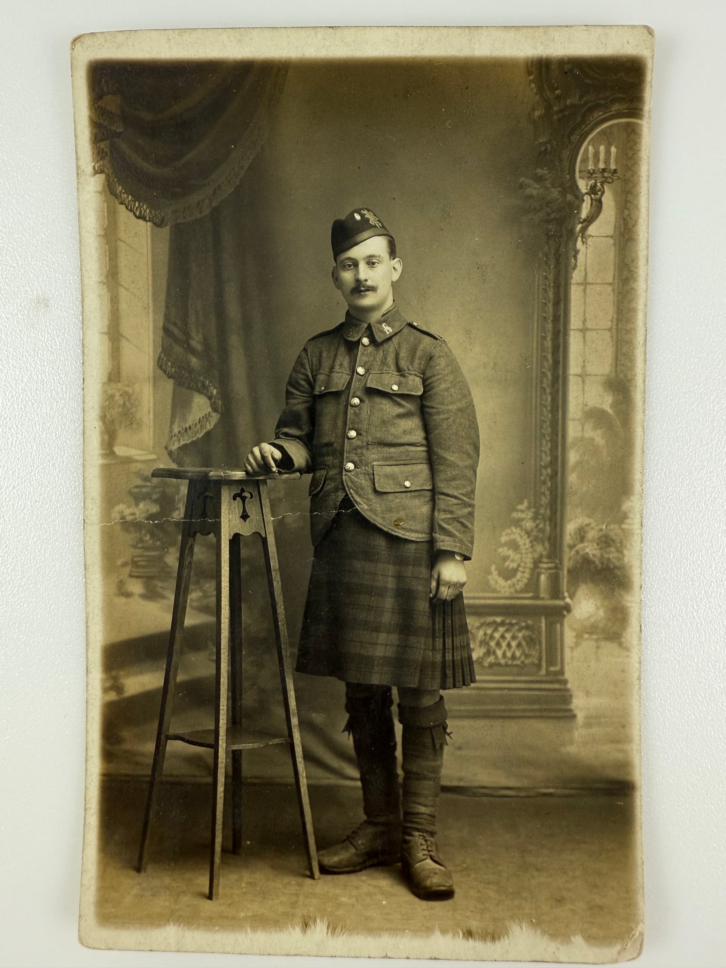 Canadian - WWI - CEF Photo Postcard - 13th Battalion (Royal Highlanders of Canada / Black Watch)