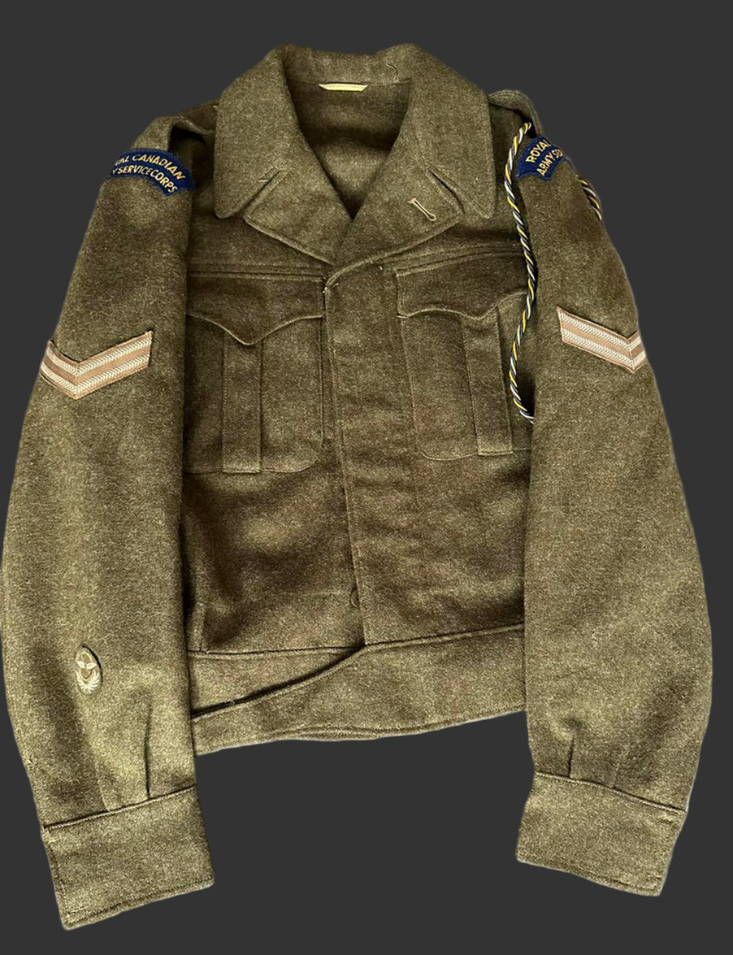 Canadian - Post-WWII - P49 Battledress Blouse and Pants - Korean War Era