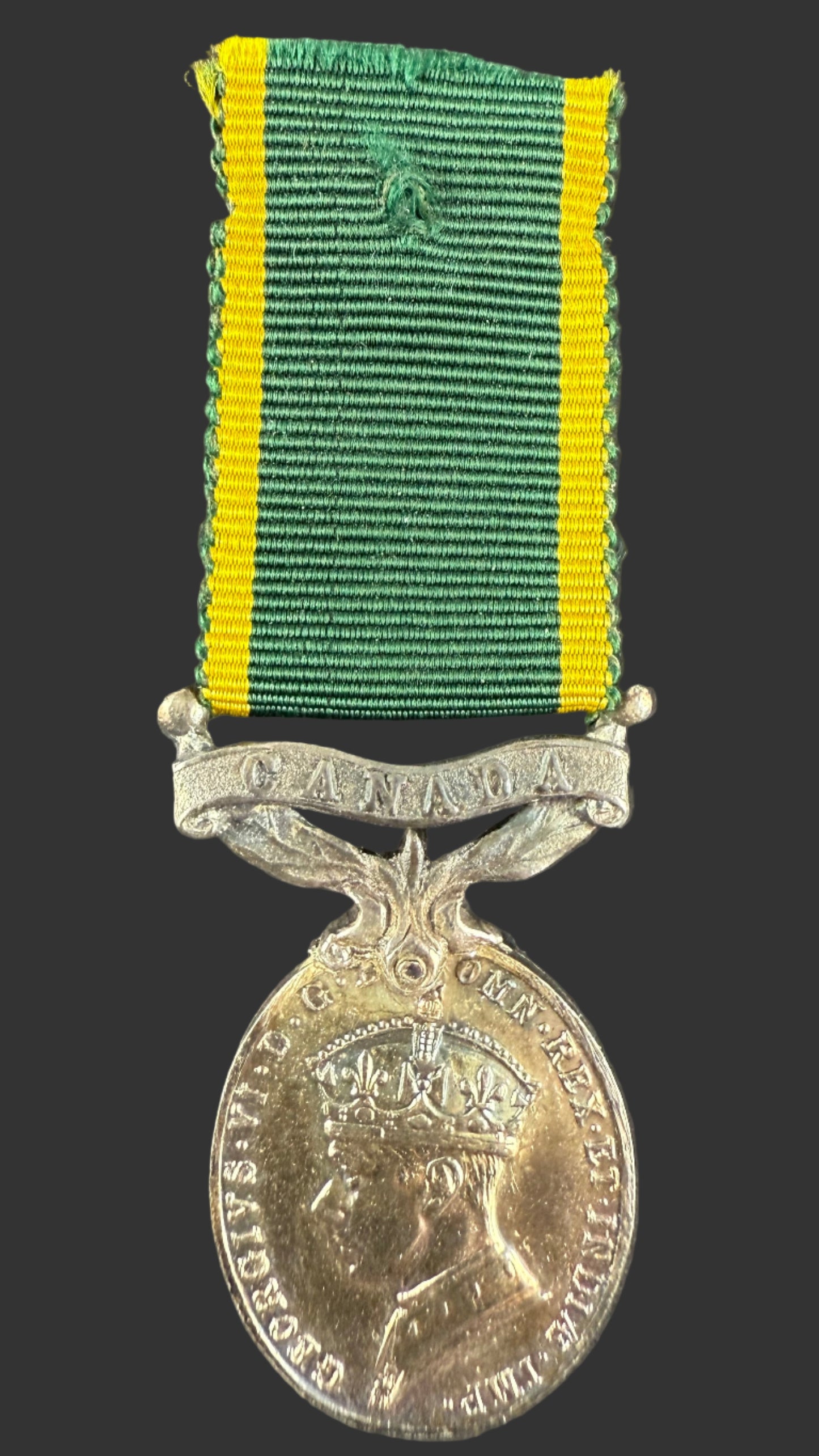Canadian WWII-period - Efficiency Medal - Period Miniature