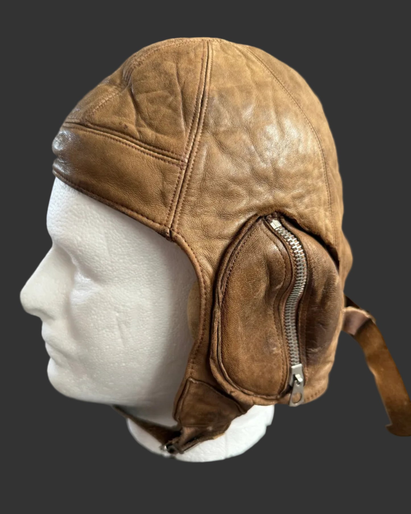 Canadian / British - WWII - Royal Canadian Air Force - Type B Flying Helmet