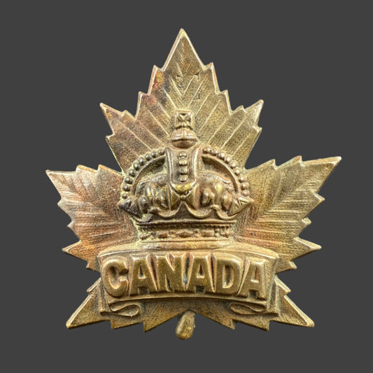 WWI - CEF Cap Badge - General List / Royal Canadian Naval Air Service