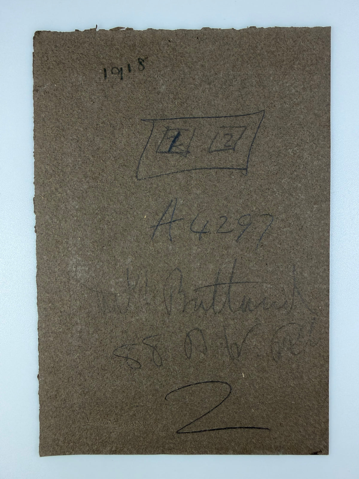 British - WWI - Portait Photos of York and Lancaster Regiment Officer