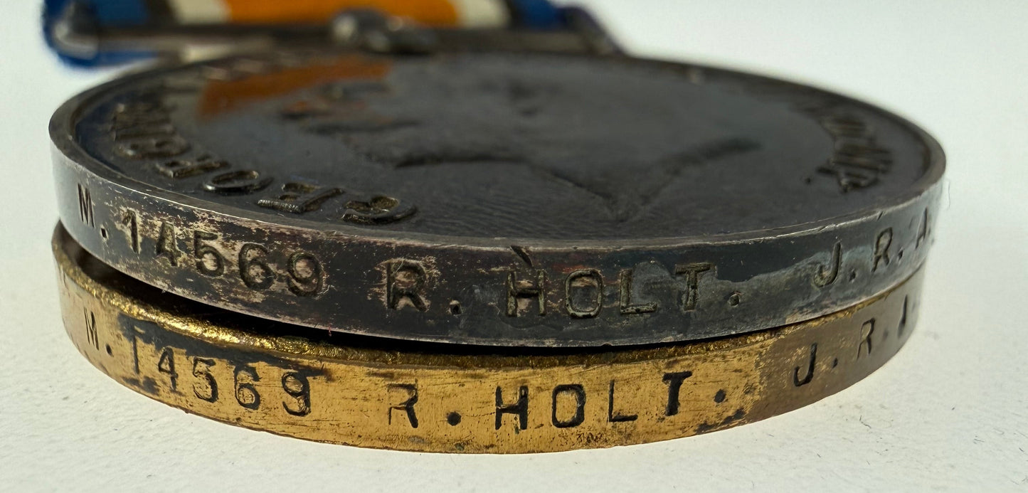 British - Pre-WWI / WWI - Medal Group to St John Ambulance Brigade / Royal Navy - Holt