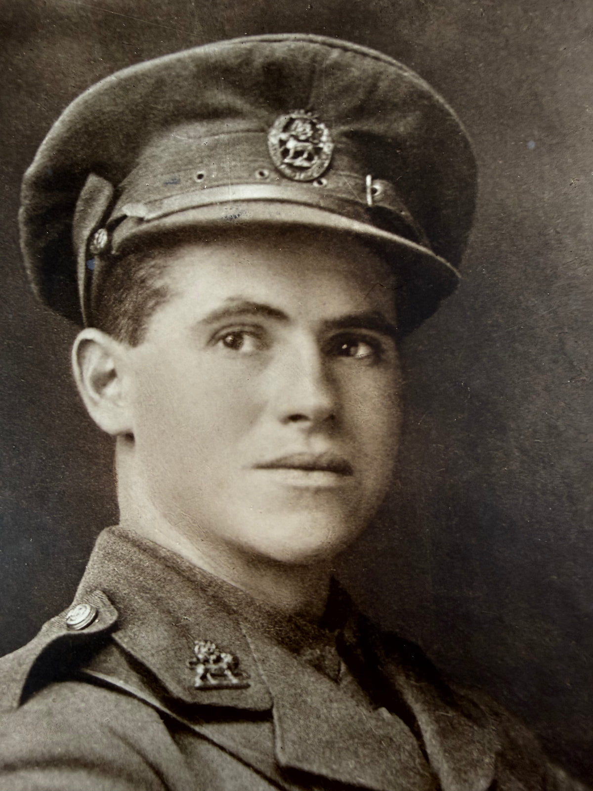 British - WWI - Portait Photos of York and Lancaster Regiment Officer