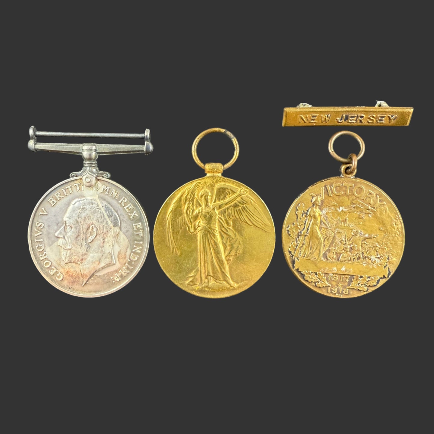 WWI Canadian - Medal Pair - Canadian Siberian Expeditionary Force (CSEF) - Thomas