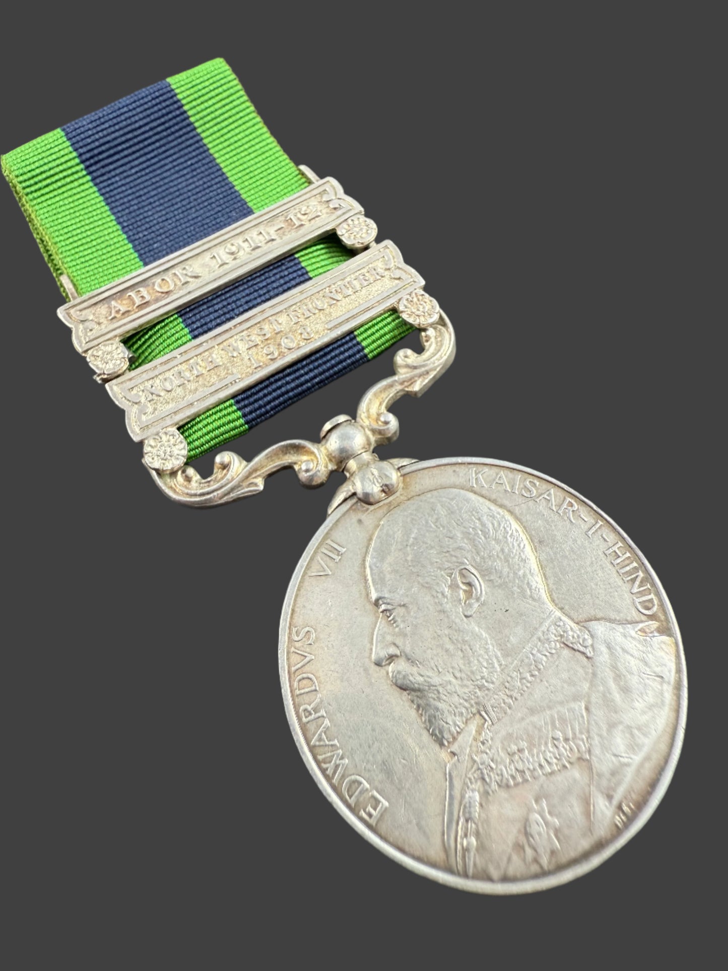 Pre-WWI - Edward VII - India General Service Medal - Abor 1911-12  Clasp