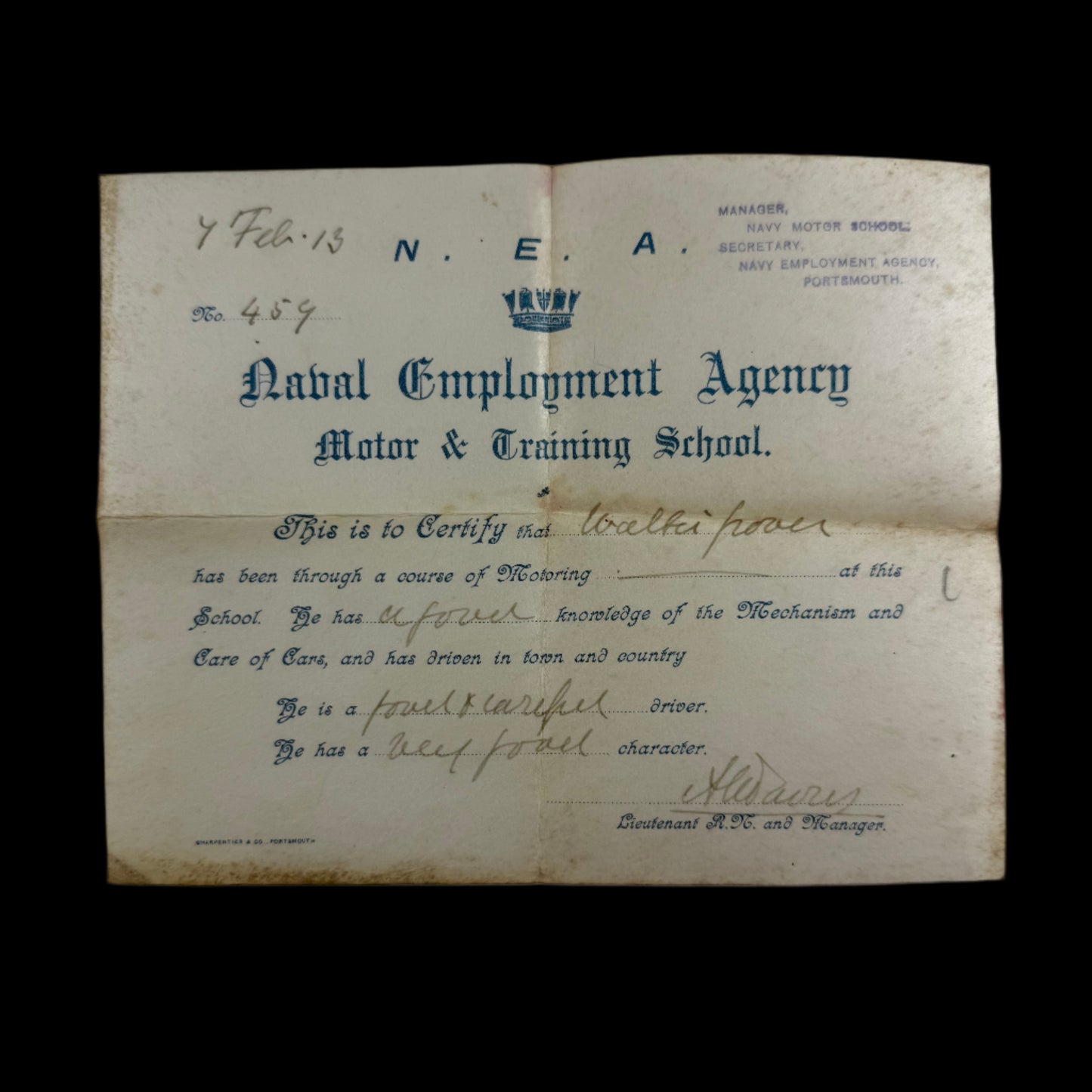 WWI Period - Royal Navy Good Shooting Medal Group of Four - HMS Minotaur - Grover