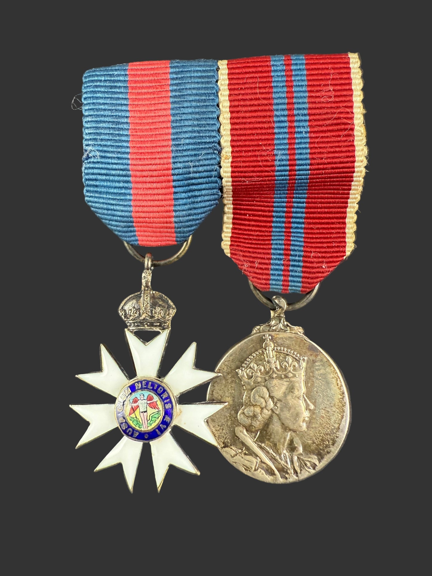 British / Commonwealth - Order of St Michael and St George / 1953 Coronation Medal - Miniatures