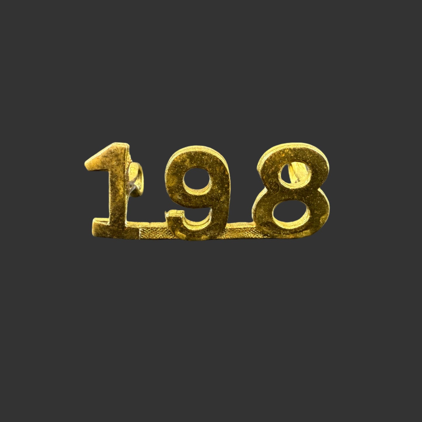 Canadian - WWI - CEF Shoulder Numeral - 198th Battalion (Canadian Buffs)