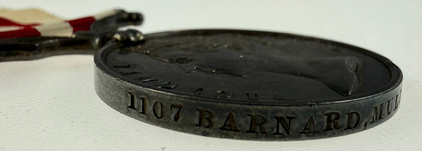 British - Pre-WWI - Indian Mutiny Medal - 27th (Inniskilling) Regiment - Mulligan