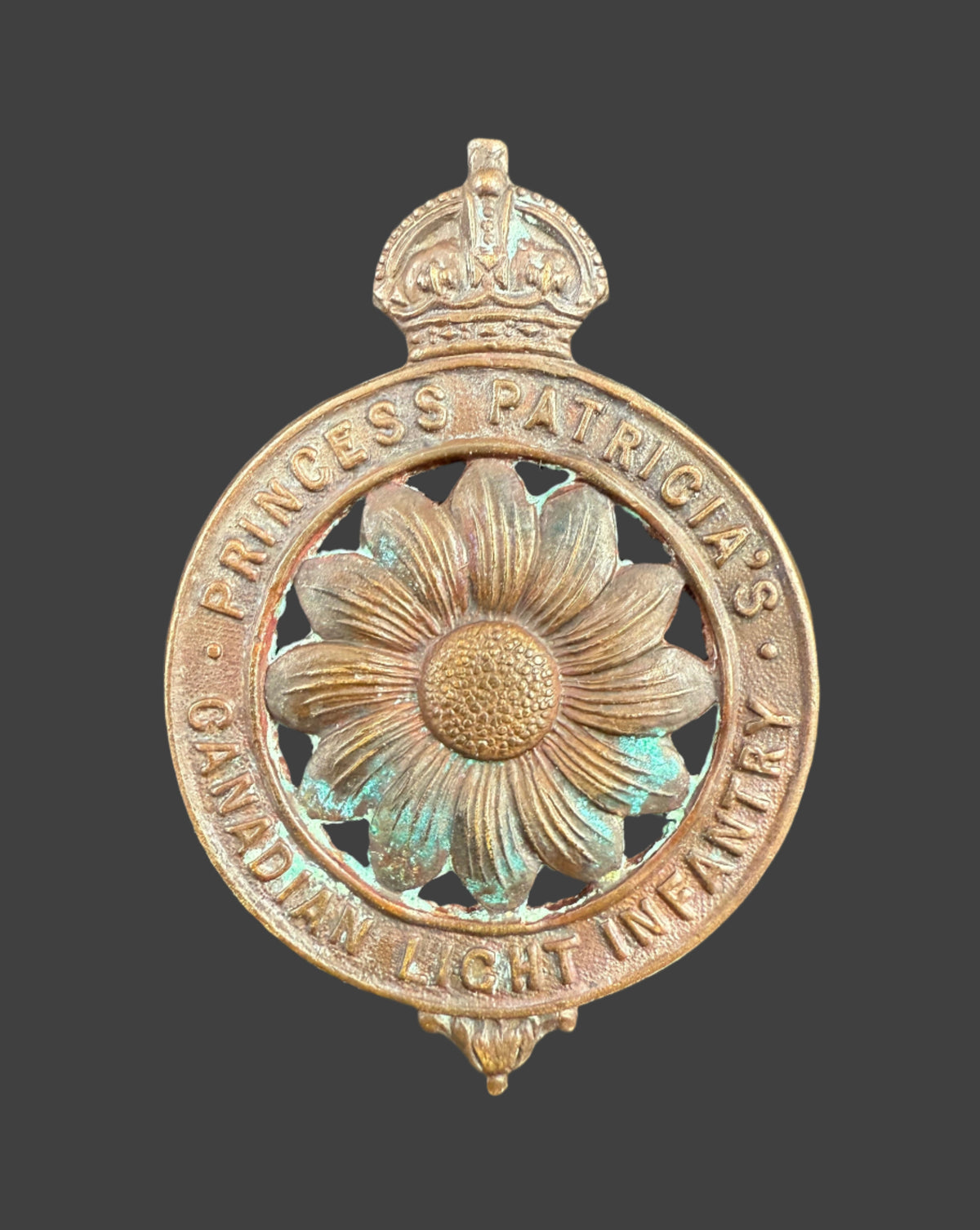 Falanex Cap WWI - Princess Patricia's Canadian Light Infantry - CEF Cap Badge ...