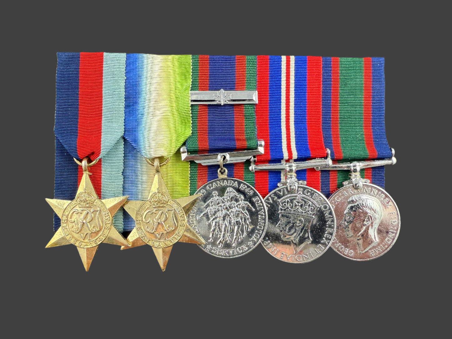WWII - Canadian - Royal Canadian Naval Volunteer Reserve - Long Service Medal Group - Cloutier