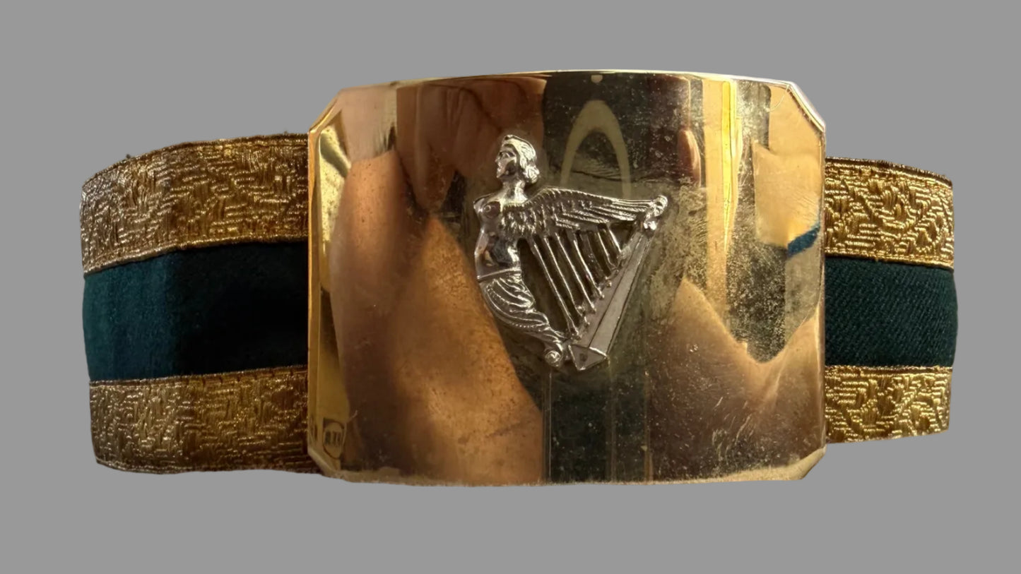 Canadian - Post-WWII - Officer Waist Belt and Buckle - Irish Regiment of Canada