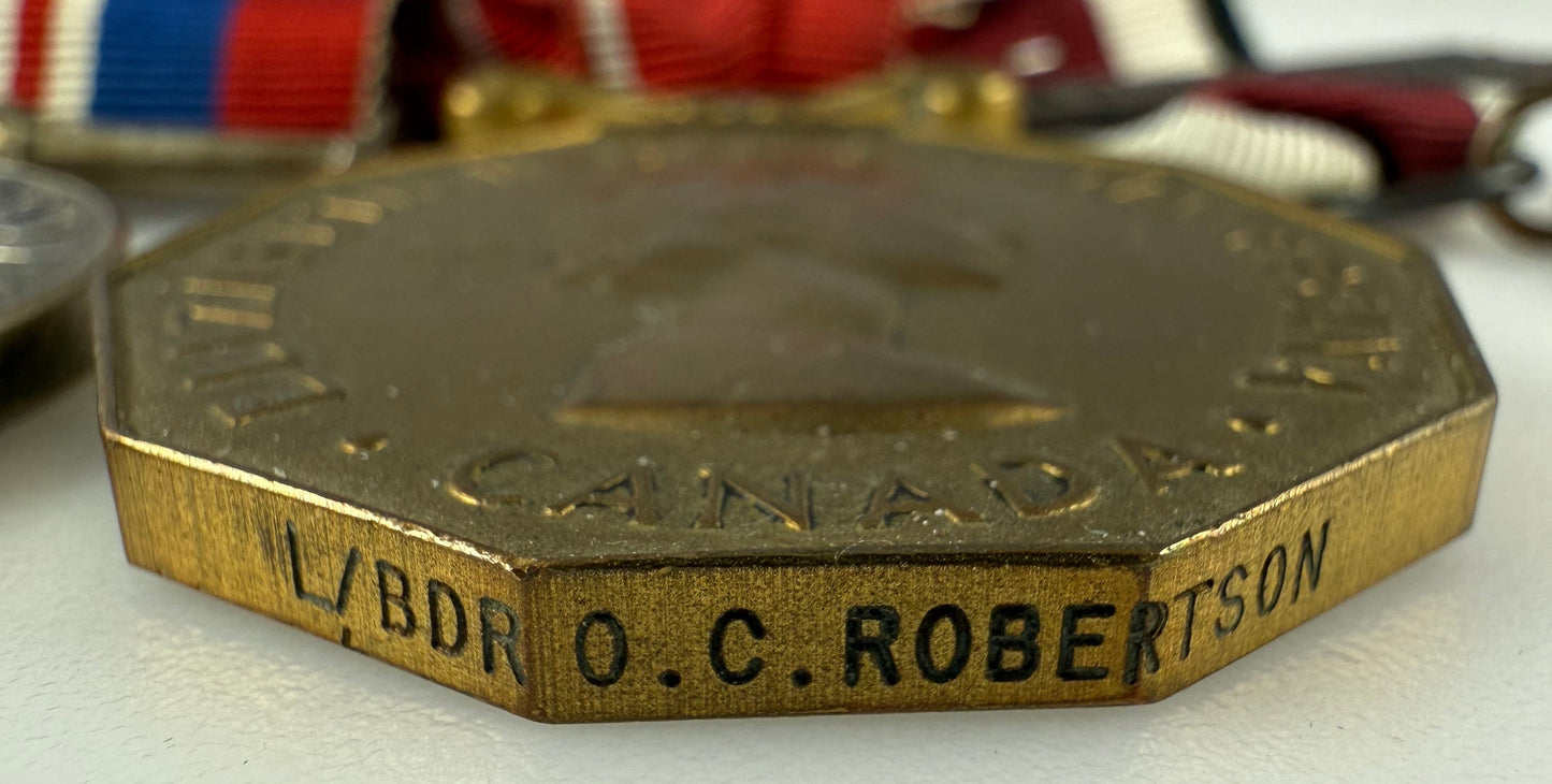 Canadian WWII - Medal Group - Royal Canadian Artillery - Robertson