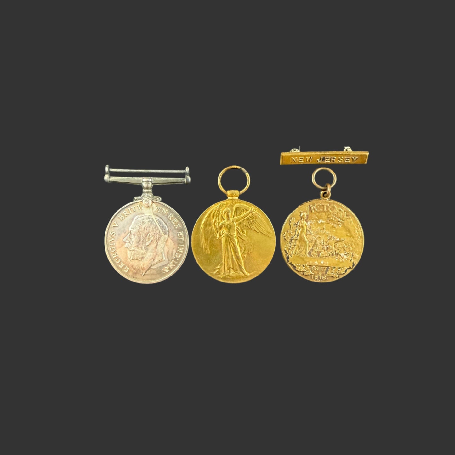 WWI Canadian - Medal Pair - Canadian Siberian Expeditionary Force (CSEF) - Thomas