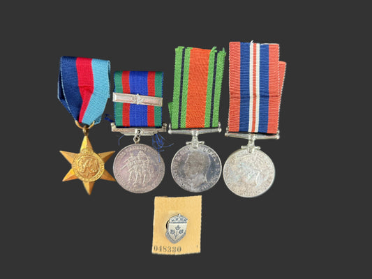 Canadian - WWII - Medal Group - Essex Scottish Regiment - POW Dieppe 1942 - Dobson