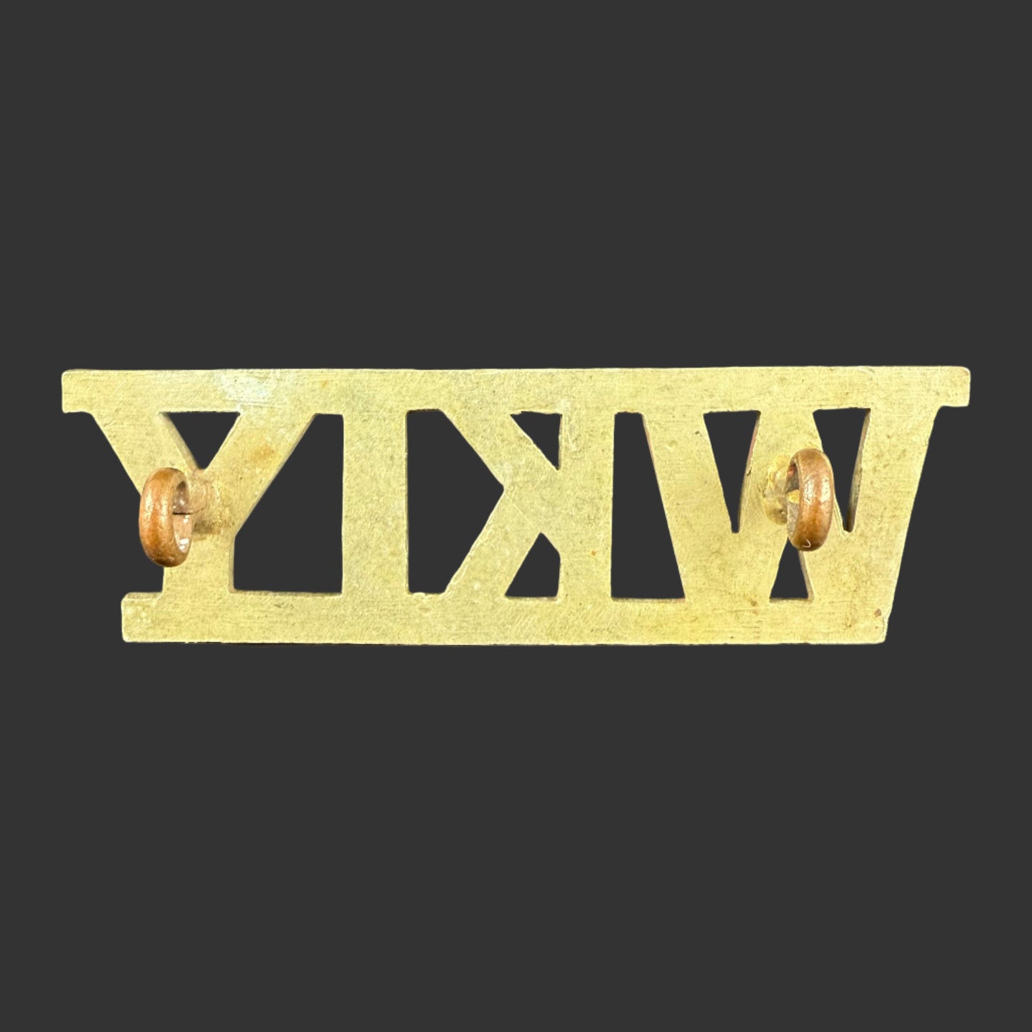 British Pre-WWI - West Kent Imperial Yeomanry - Shoulder Title