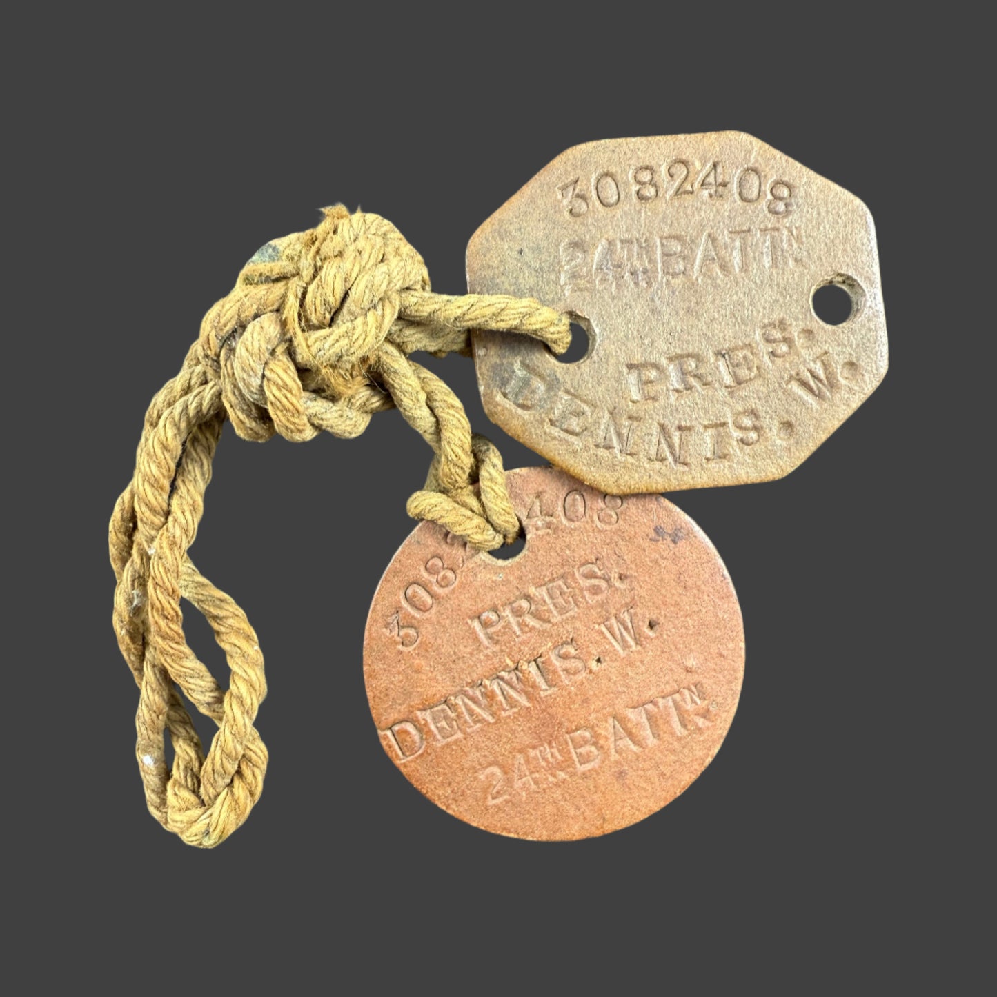 WWI Medal Pair to 24th Canadian Infantry Battalion - Dennis