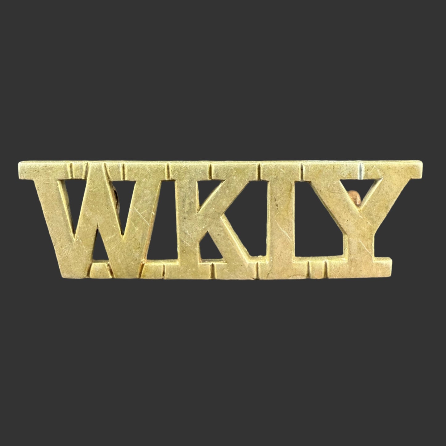 British Pre-WWI - West Kent Imperial Yeomanry - Shoulder Title