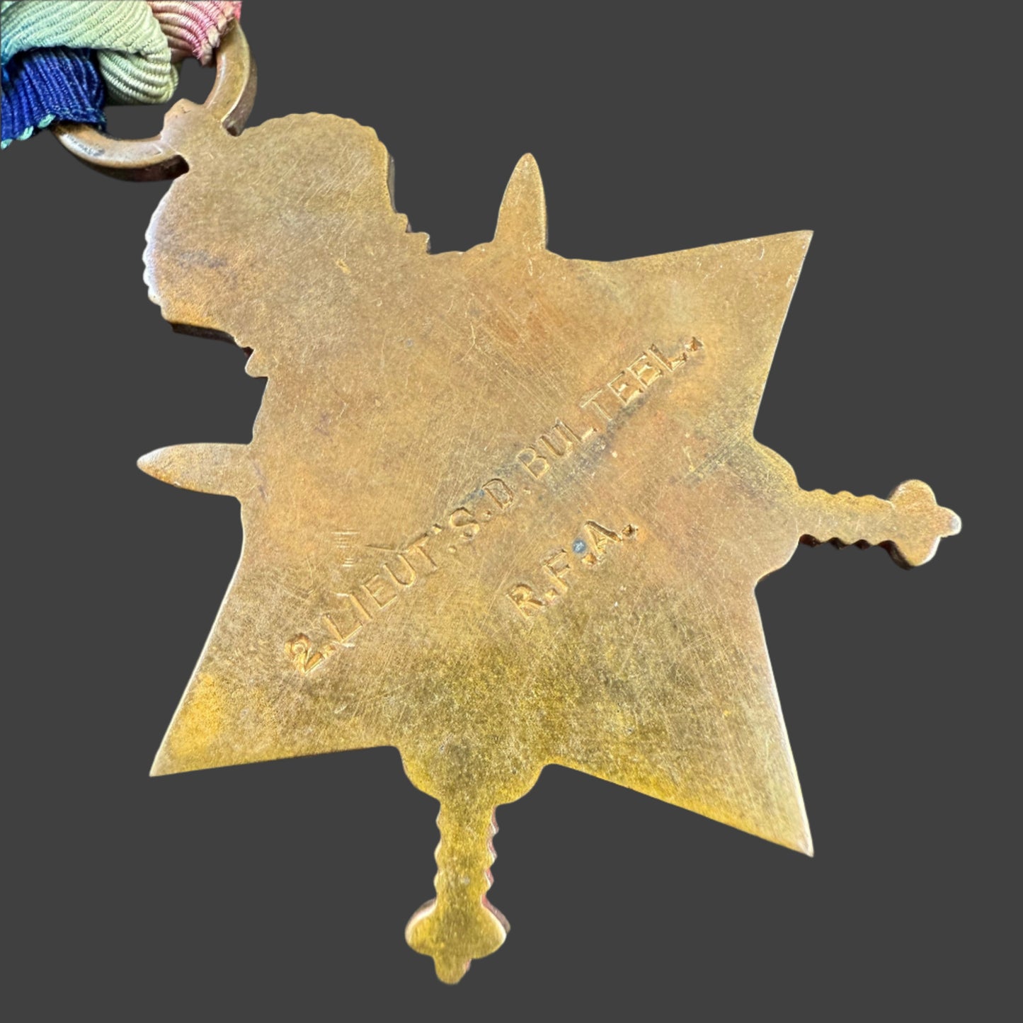 WWI - 1914 Star Medal Trio - Officer - Royal Field Artillery - MiD - Bulteel - KIA