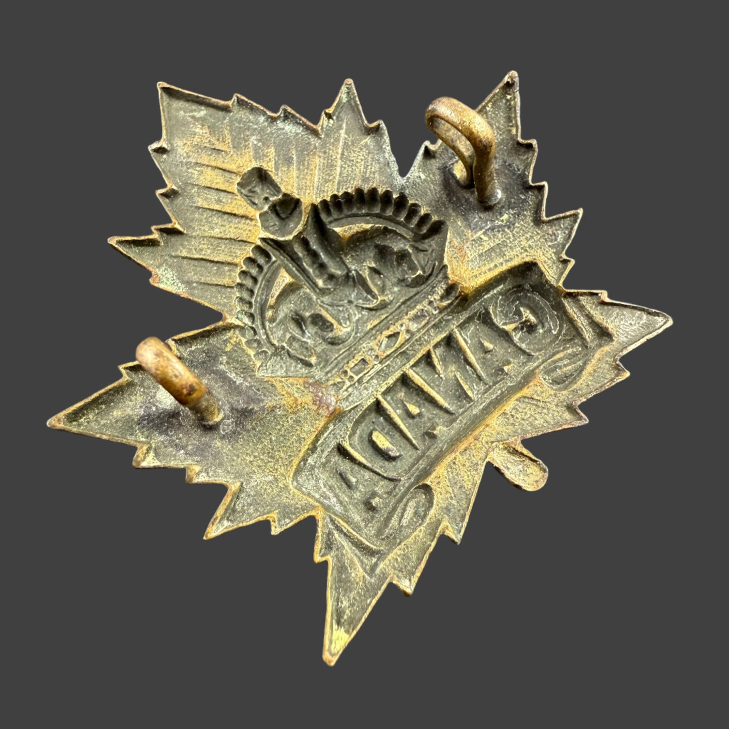 WWI - CEF Cap Badge - General List / Royal Canadian Naval Air Service