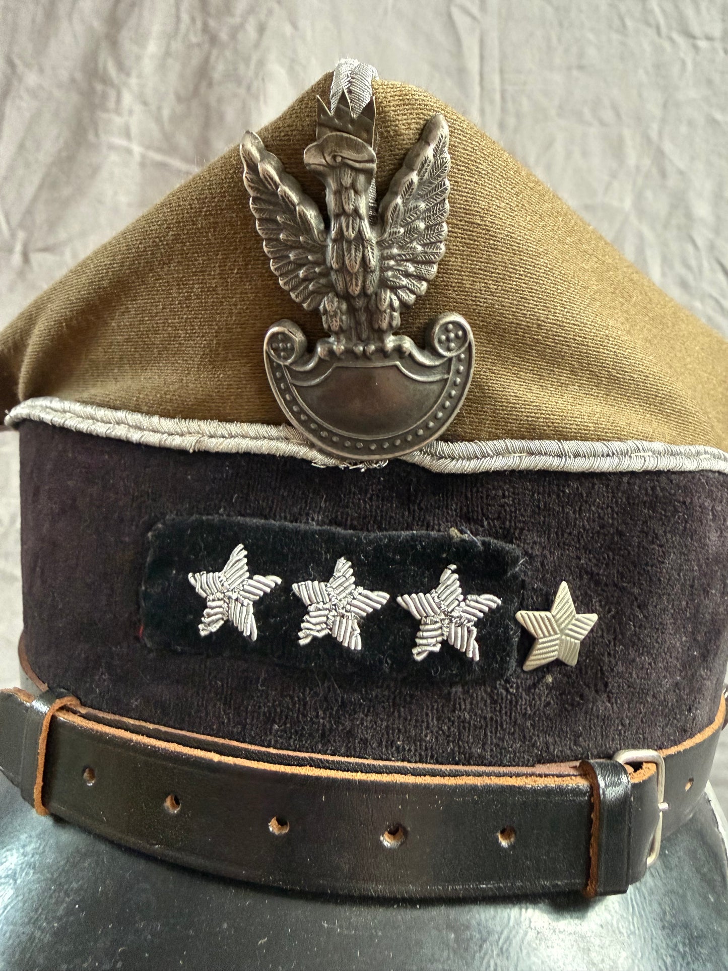 Poland - Post-WWII - Officers Rogatywka / Cap - Polish Army