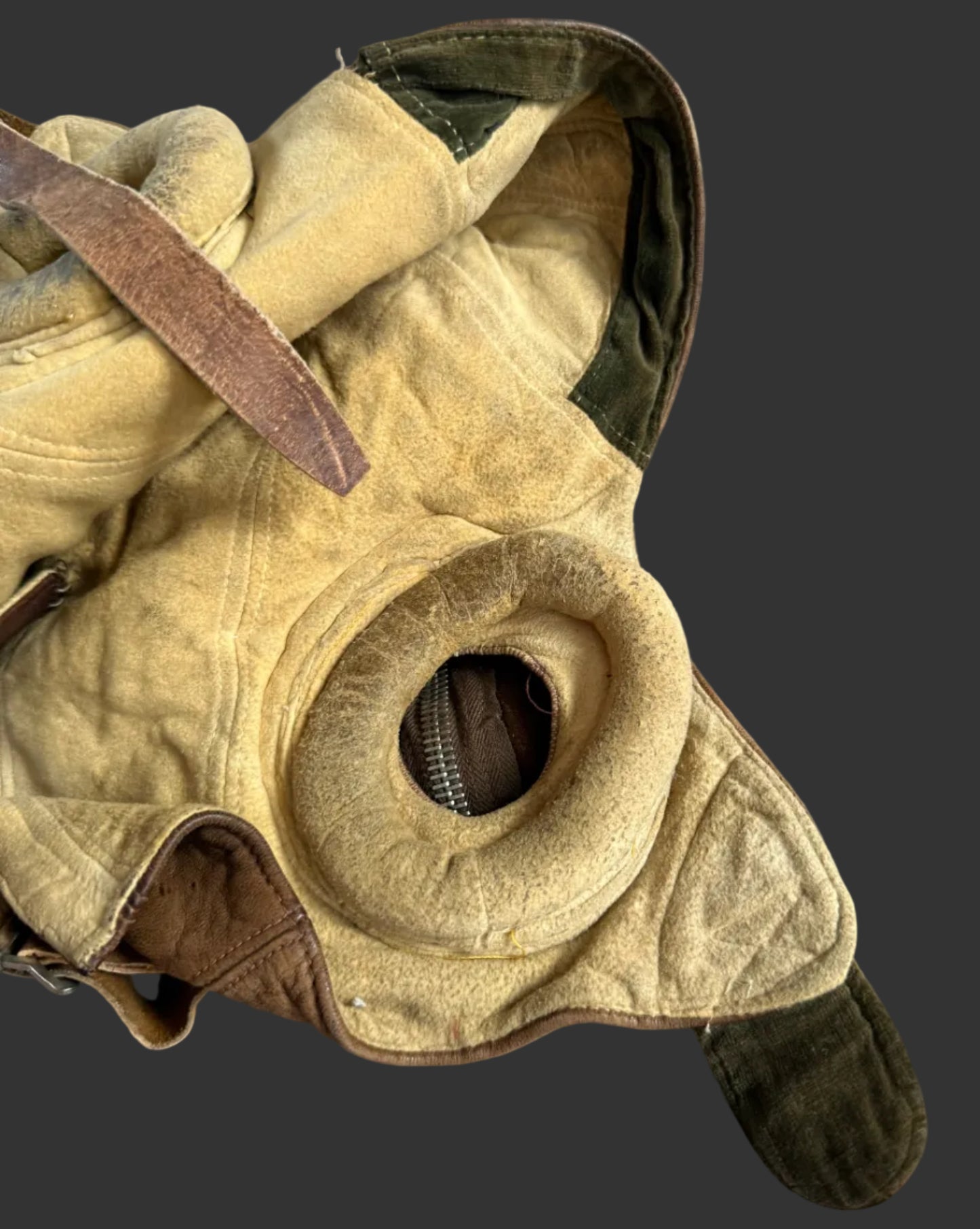 Canadian / British - WWII - Royal Canadian Air Force - Type B Flying Helmet