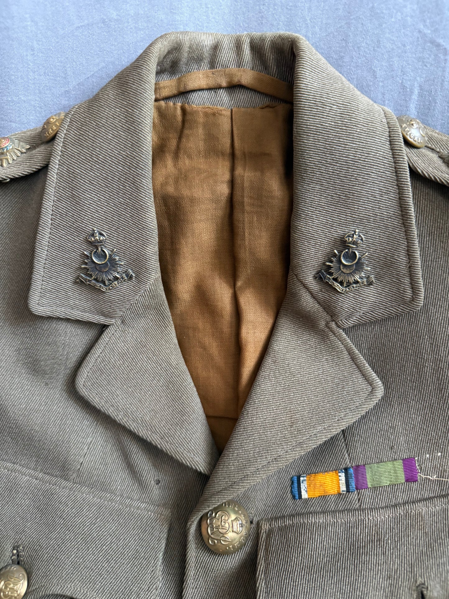 British - British Indian Army - WWI - Officers Tunic to the 154th Indian Infantry