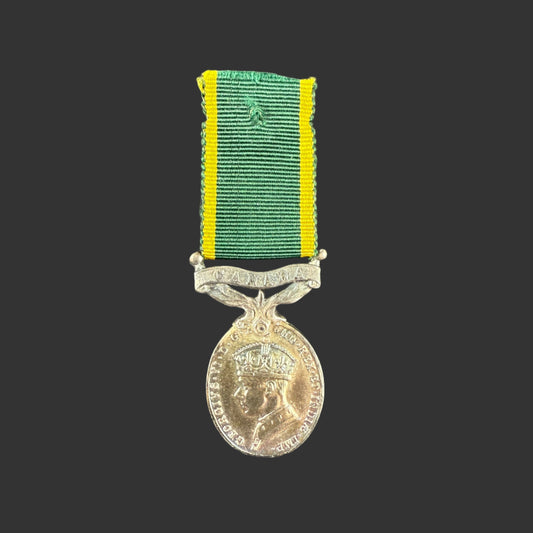 Canadian WWII-period - Efficiency Medal - Period Miniature