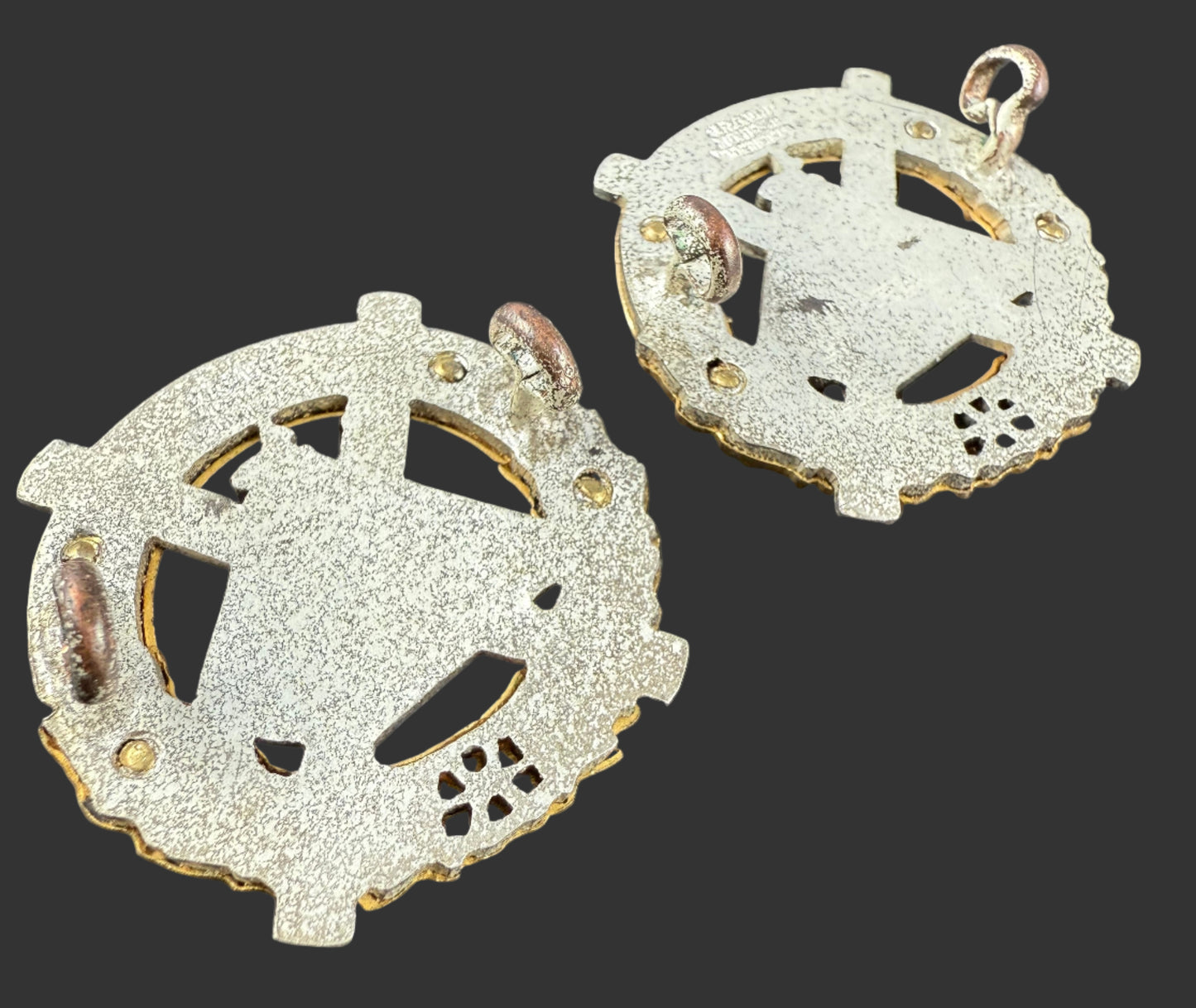 Canadian pre/WWII - North Waterloo / Scots Fusiliers of Canada - Officers Collar Badges