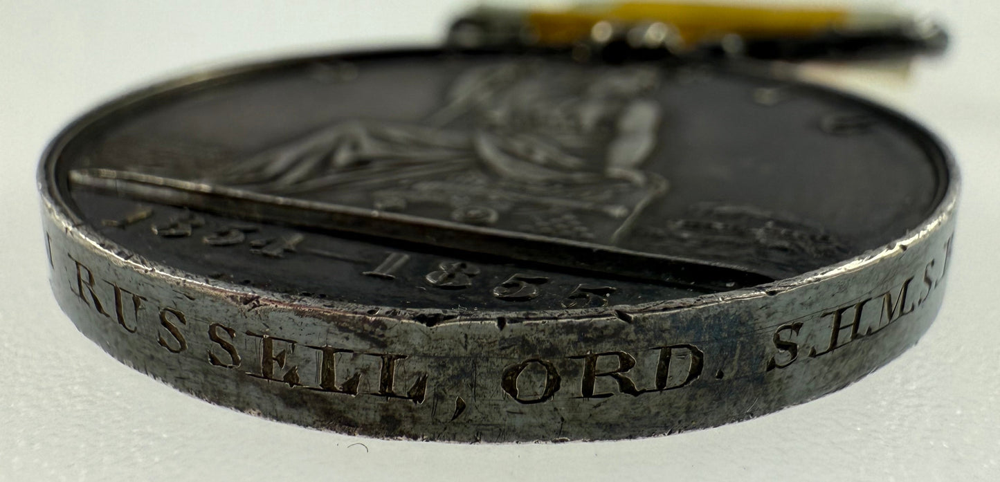 Victorian - Royal Navy Baltic, China, Long Service and Good Conduct Medal Group - Russell