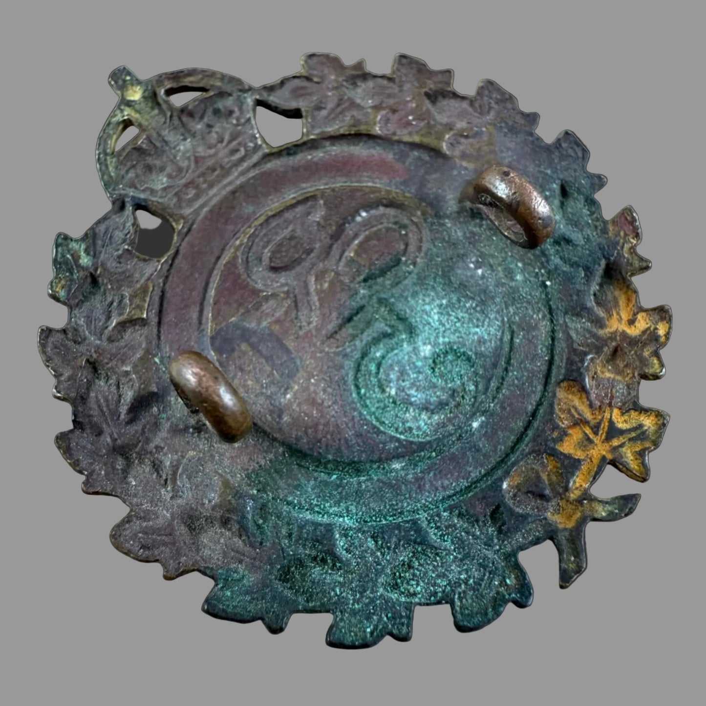 Canadian - WWI - CEF Cap Badge - 5th Battalion Canadian Railway Troops