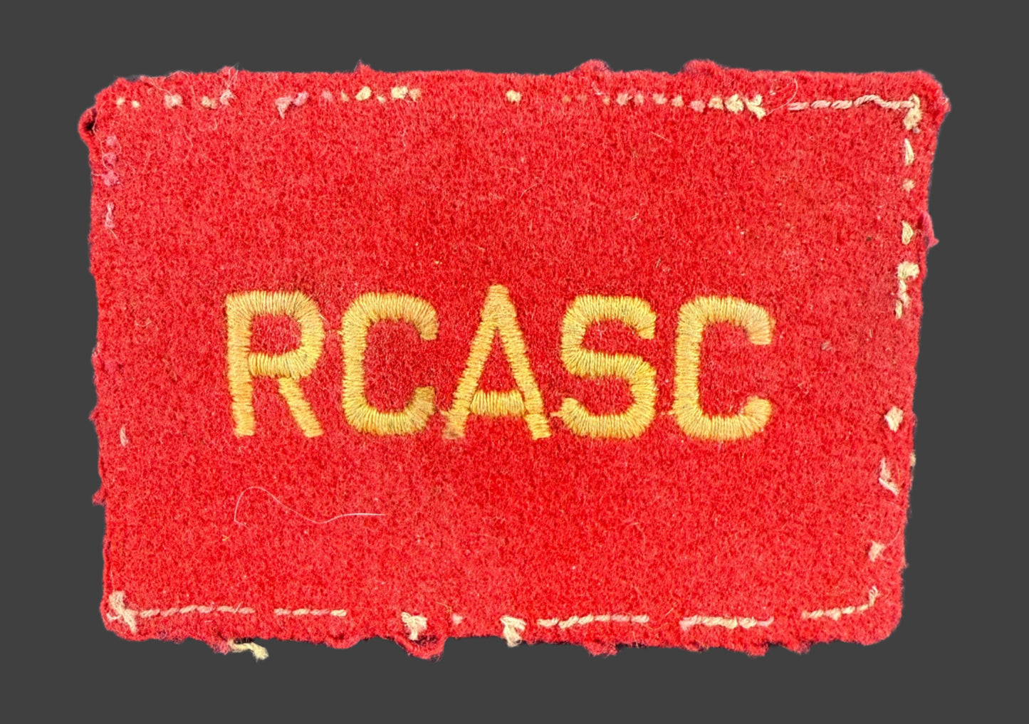 Canadian WWII - Royal Canadian Army Service Corps - 1st Division Shoulder Flash