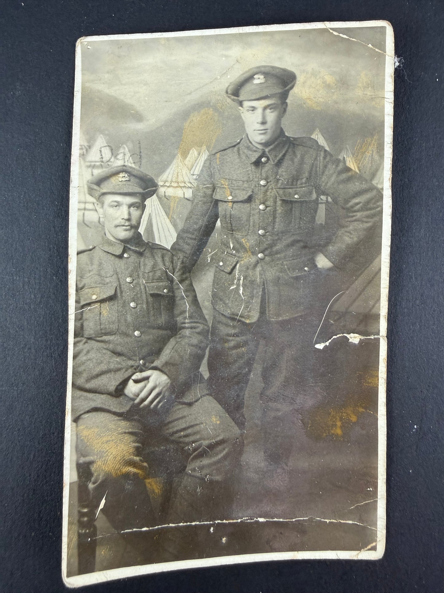British - Pre/WWI - Collection of Medals Photos Insignia and Paperwork to Royal Marines and other Family Items