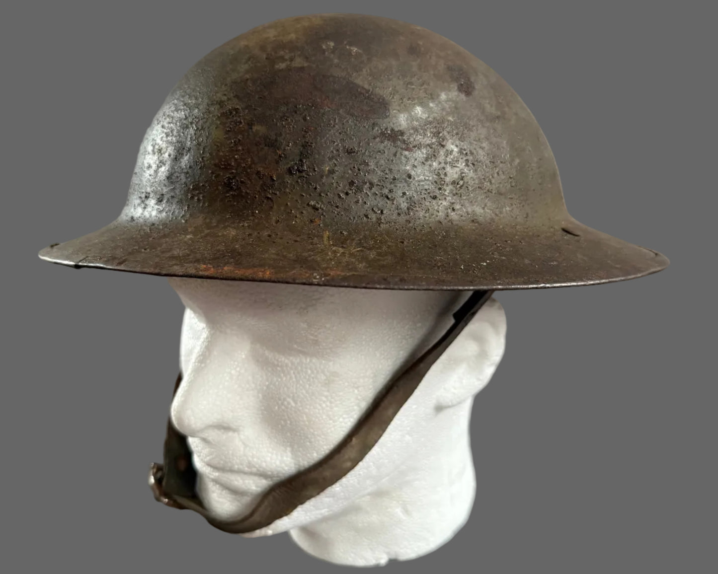 Canadian / British - WWI - Mark 1 Steel Helmet