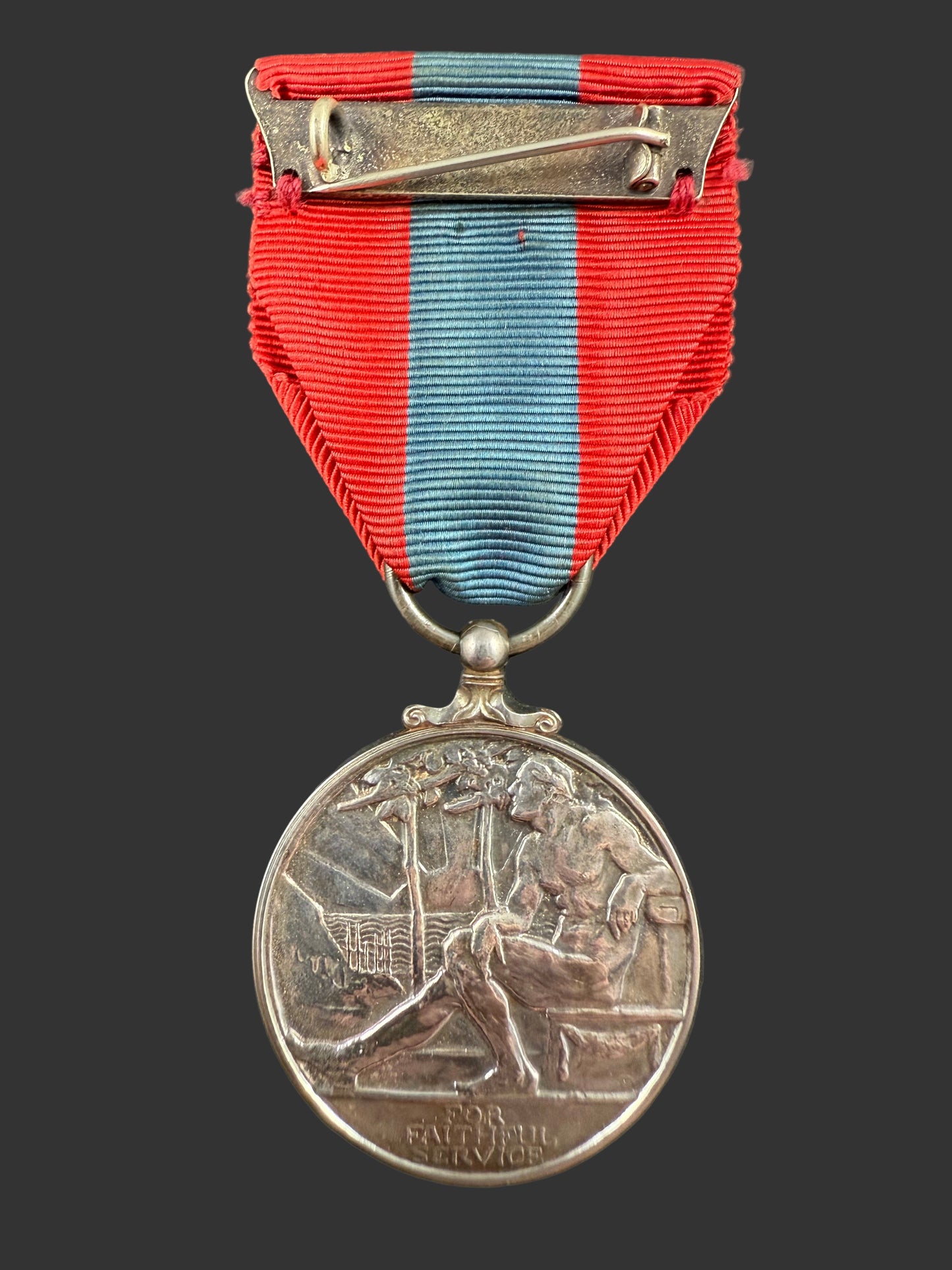 WWII Period - Imperial Service Medal - Canadian Recipient - Langille