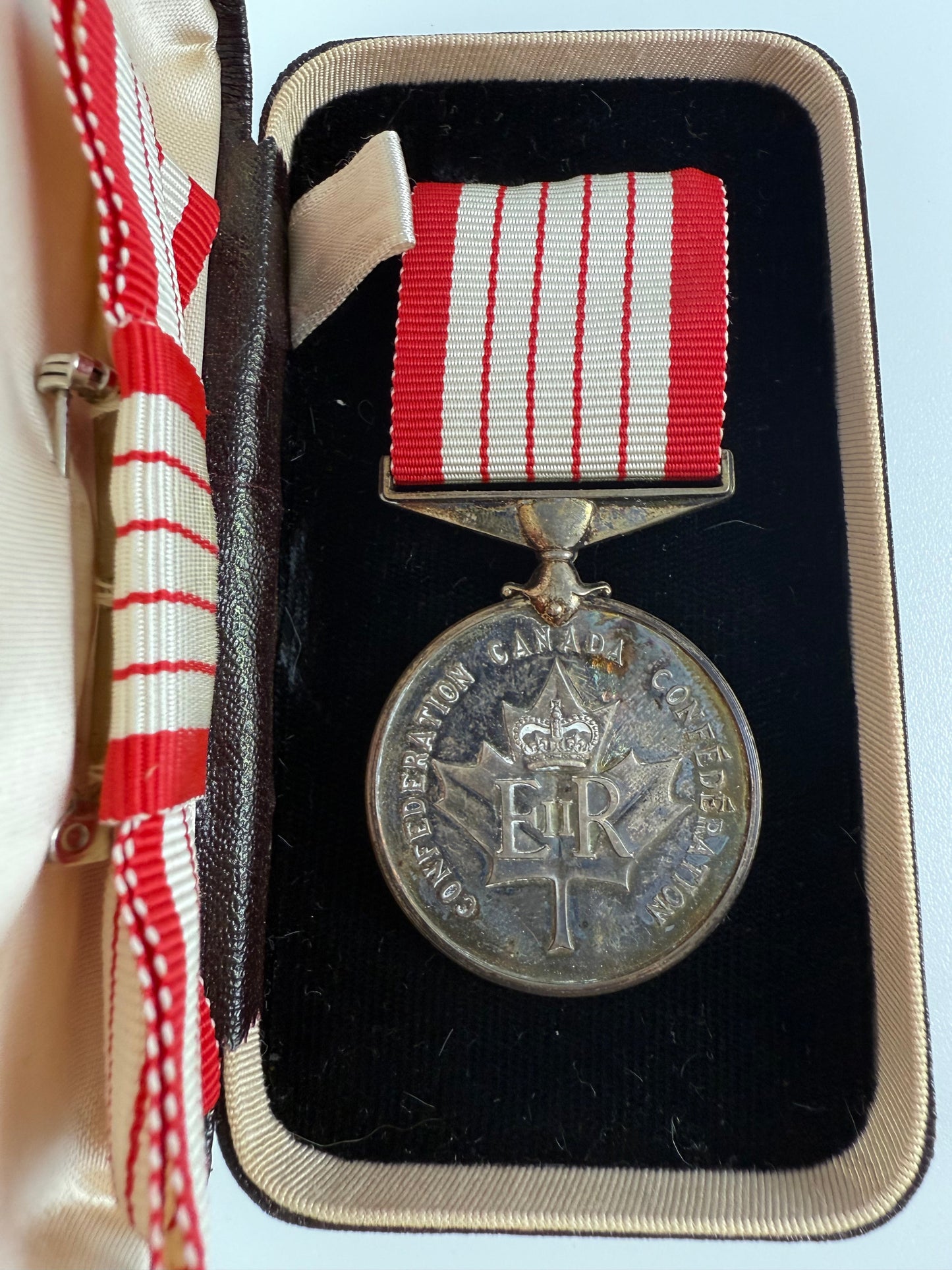 Canadian - Centennial Medal 1967 - Cased - With Ladies' Bow